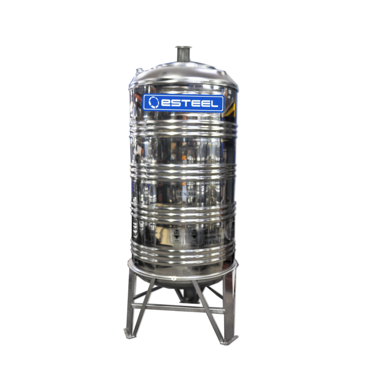 eTank Vertical Round Bottom Tank with Stand (3000L/660